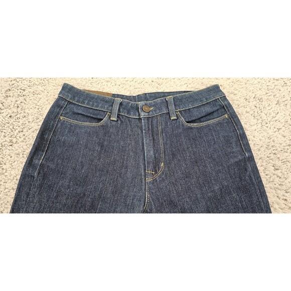 All Saints Womens Flared Jeans Lauren High Waisted Dark Denim Blue Y2K 28 x 31 - Picture 8 of 16